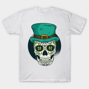 St. Patrick's Sugar Skull T-Shirt